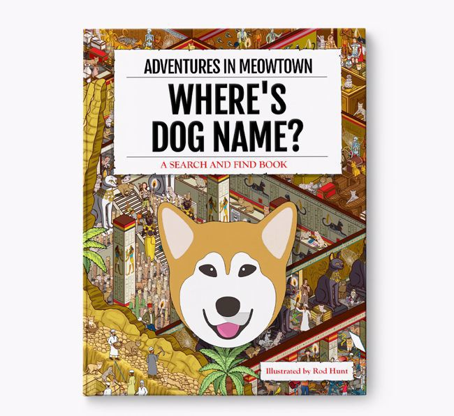 Personalised Alaskan Malamute Book: Where's Dog Name? Volume 2